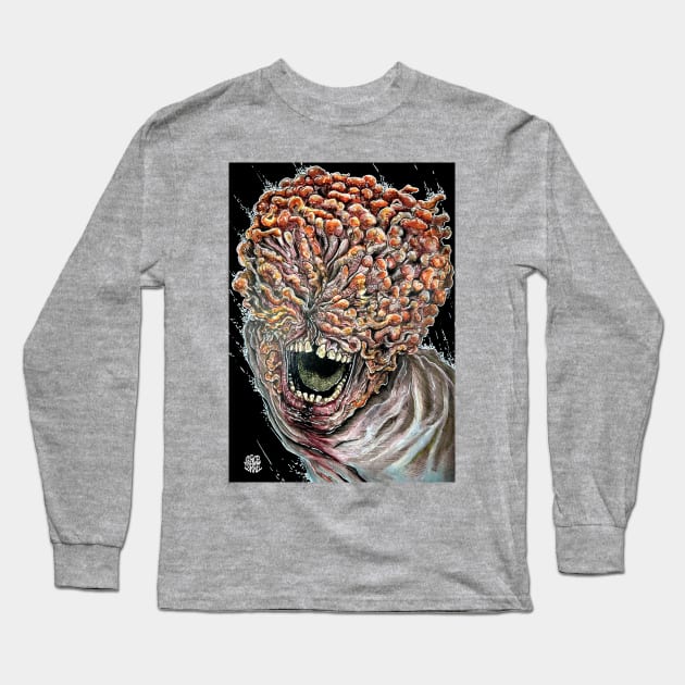 Zombie Long Sleeve T-Shirt by Robisrael